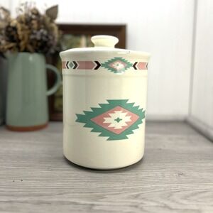 Southwest Aztec Kitchen Decor: Meiwa Ceramic Canister